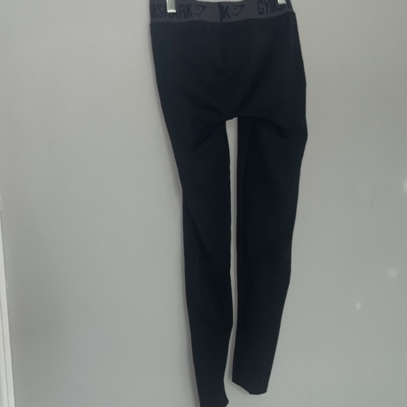 Gymshark OG Black Seamless Spellout Band Low Rise Leggings Moisture Wicking - Picture 4 of 6